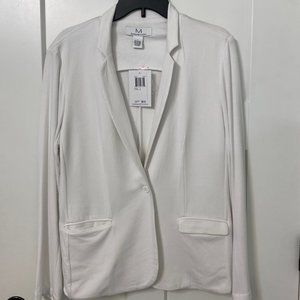 White Jardigan Blazer - Size Large